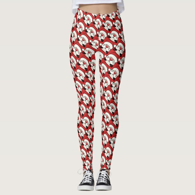 Legging Design de Papai Noel Atrevido (Frente)