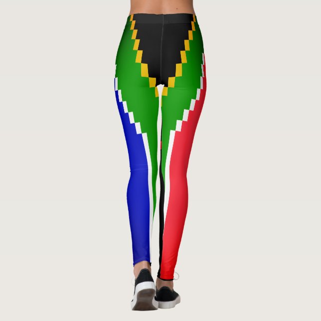 LEGGING DESIGN DE PIXEL PIXEL DA ÁFRICA DO SUL (Verso)