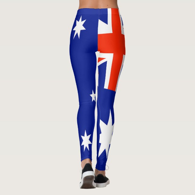 Legging Design de Sinalizador Australiano (Verso)