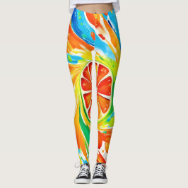 Legging Design de Splash de Giro Citrus