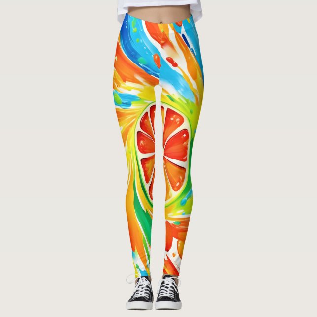 Legging Design de Splash de Giro Citrus (Frente)