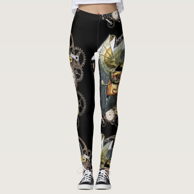 Legging Design de Steamplunk (Frente)