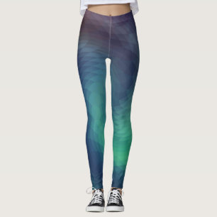 Legging Design de tendências geométricas da espiral místic