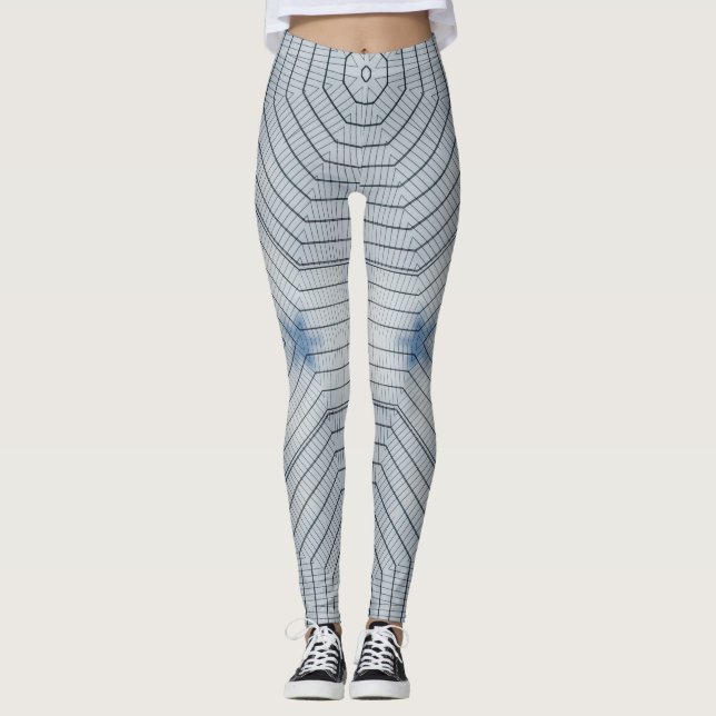 Legging Design de Textura Geométrica (Frente)