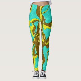 Legging Design de Turquesa