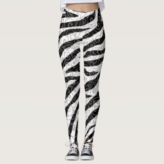 Legging Design de Zebra Suave