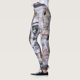 Legging Design decorativo da arte da rua