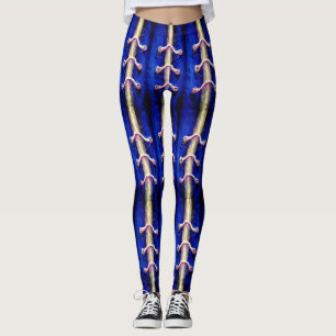 Legging Design do abstrato azul urbano real urbano industr