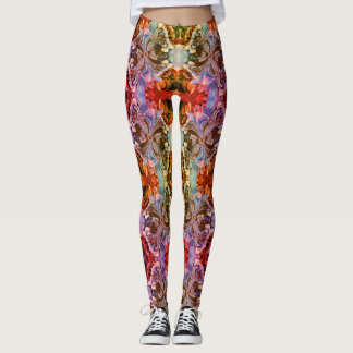 Legging Design do Boho Paisley multicolor