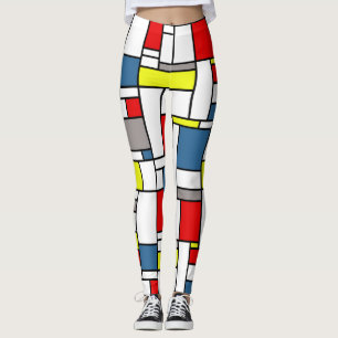Legging Design do estilo de Mondrian