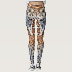 Legging Design do Lobo Ártico Branco