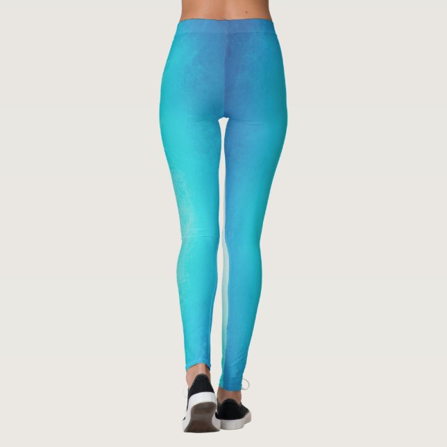 Legging Design do Oceano Azul (Verso)