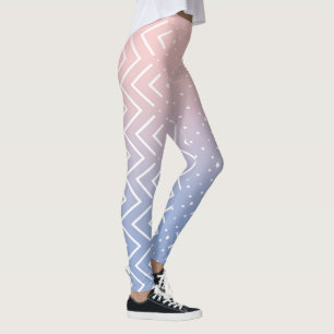 Legging Design do ombre da serenidade de quartzo