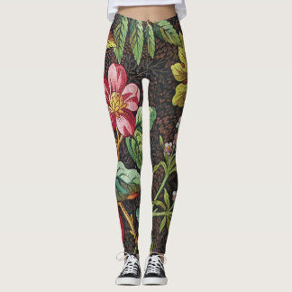 Legging Design do século XVIII de matéria têxtil das