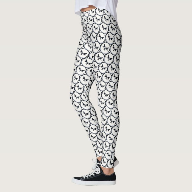 Legging Design do Urso Polar Zangado (Esquerda)