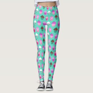 Legging Design doce dos cupcakes dos deleites