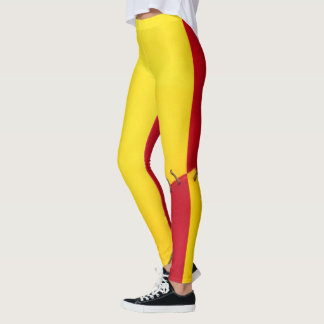 Legging Design espanhol da bandeira