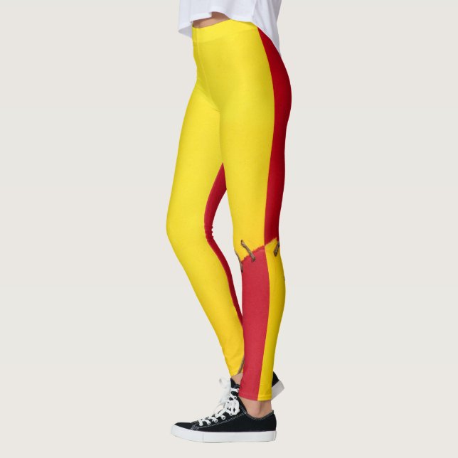 Legging Design espanhol da bandeira (Esquerda)
