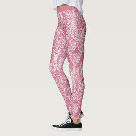 Legging Design Floral Abstrato cor-de-rosa bonito Yoga