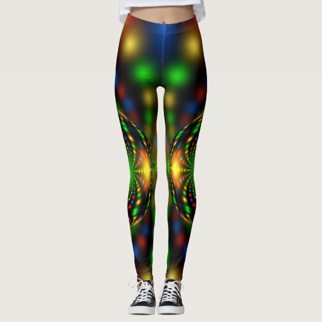 Legging Design Fratural Do enfeites de natal-29440 (Frente)