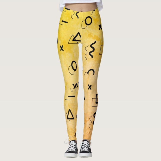 Legging Design geométrica (Frente)