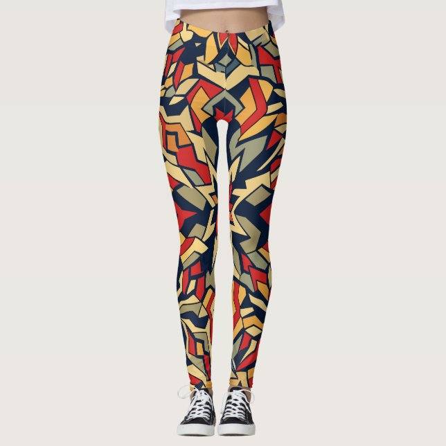 Legging Design Geométrico (Frente)