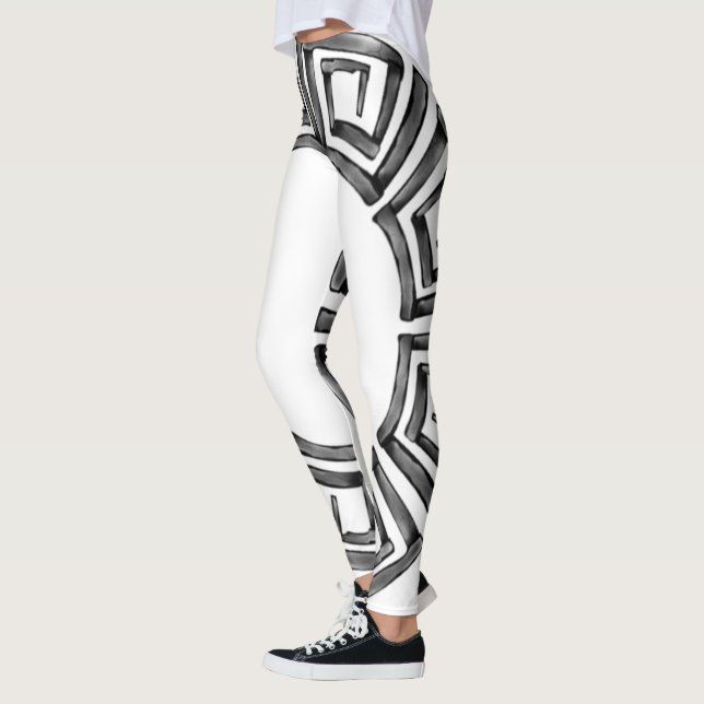 Legging Design grego (Esquerda)