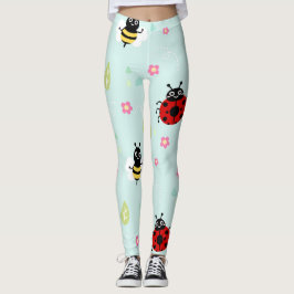 Legging Design Ladybug animado