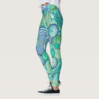 Legging Design-Leggings mit ausgefallenem Muster
