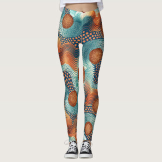 Legging Design-Leggings mit ausgefallenem Muster