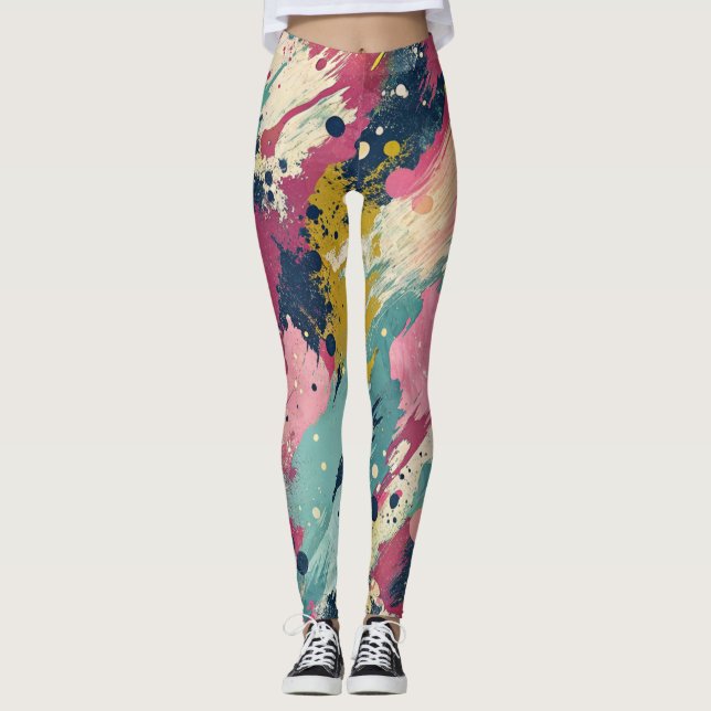 Legging Design-Leggings mit ausgefallenem Muster  (Frente)