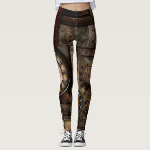 Legging Design maravilhoso do steampunk
