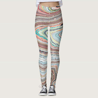 Legging Design Multi-Marmoreado, original por Karen Ruane