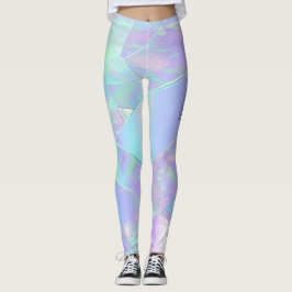 Legging Design, Nome ou Mensagem do Teal & Purple Iridesce