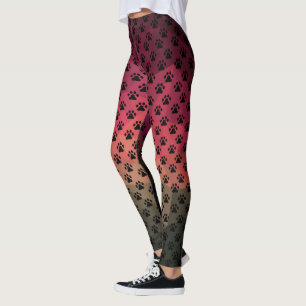 Legging Design, pata de cão/gato amigável