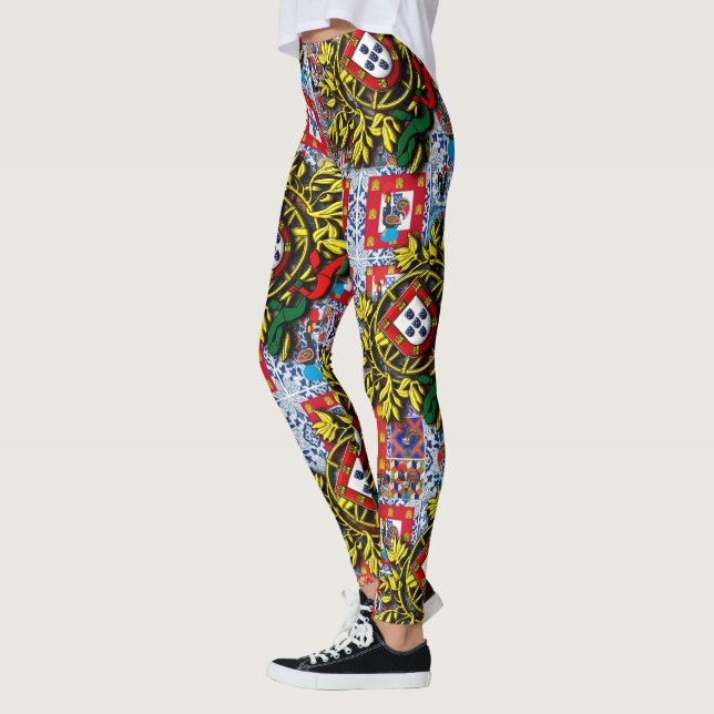 Legging Design patriótico português (Esquerda)