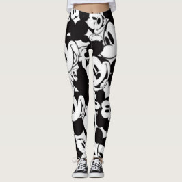 Legging Design preto e branco