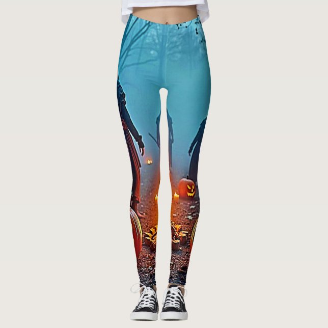 Legging Design Ritual de Spooky Halloween (Frente)