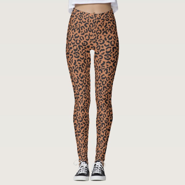 Legging Design Série Clássica Leopardo 13   (Frente)