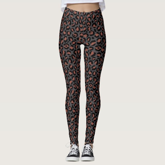 Legging Design Série Leopardo Clássico 2  (Frente)