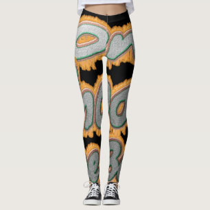 Legging Design Trabalho de arte Bonito Sobre "Escolher O M