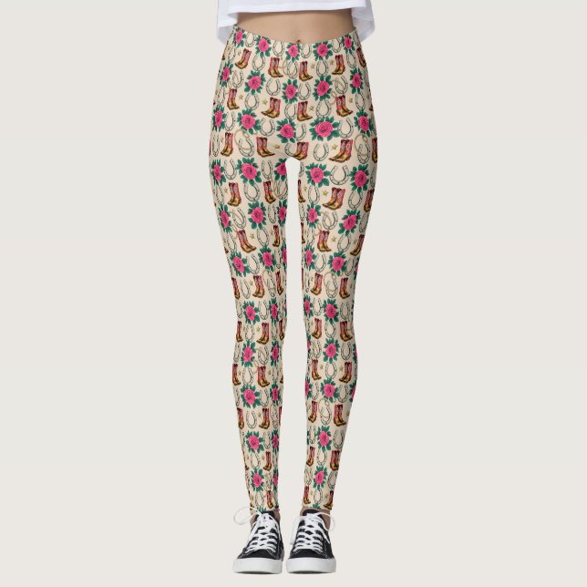 Legging Designer da Princesa do Centro-Oeste Personalizado (Frente)