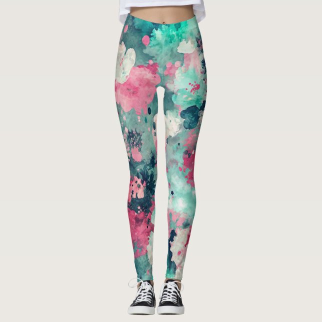 Legging Designer-Leggings mit ausgefallenem Muster  (Frente)