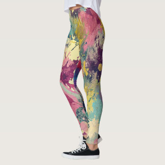Legging Designer-Leggings mit ausgefallenem Muster 