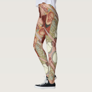 Legging Designs da cultura portuguesa