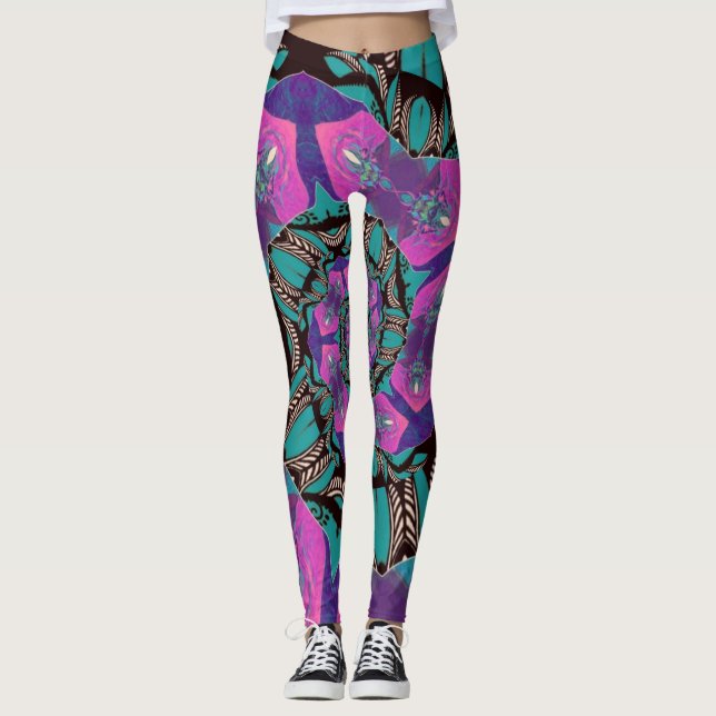 Legging Designs Spiral Mandala (Frente)