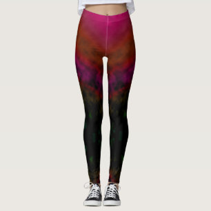 Legging Desvanecimento da Rosa Brasa