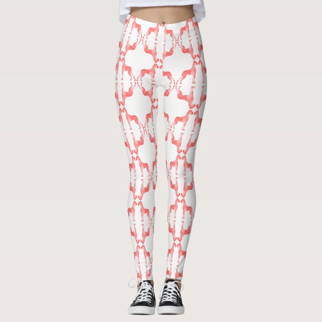 Legging Deutsche Doggen coral (Frente)