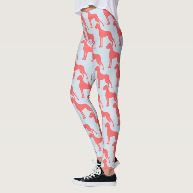 Legging Deutsche Doggen coral (Esquerda)