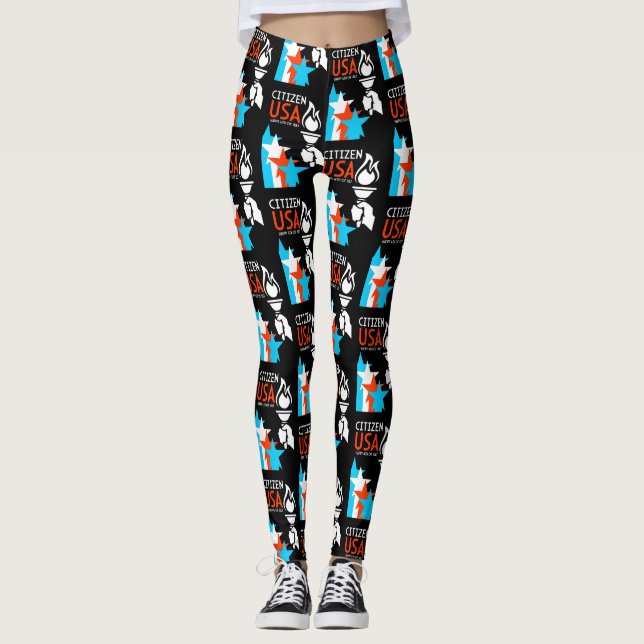 Legging Dia da Independência Americana (Frente)